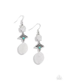 Paparazzi Earring - Creative Cascade - White