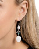 Paparazzi Earring - Creative Cascade - White