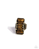 Paparazzi Ring - Scalloped Stone - Brass