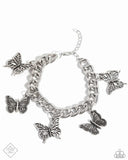 Paparazzi Bracelet - Aerial Ambience - Silver