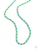 Paparazzi Necklace - Beaded Belonging - Green
