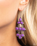 Paparazzi Earring - Bay Breezin - Purple