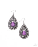 Paparazzi Earring - Cloud Nine Couture - Purple
