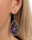 Paparazzi Earring - Cloud Nine Couture - Purple