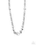 Paparazzi Necklace - Prismatic Pick-Me-Up - Silver