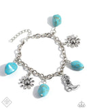 Paparazzi Bracelet - Badlands Beau - Blue