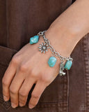 Paparazzi Bracelet - Badlands Beau - Blue