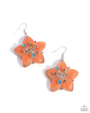Paparazzi Earring - Summer Sprigs - Orange