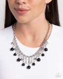 Paparazzi Necklace - HEIR-headed - Black