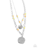 Paparazzi Necklace - Sand Dollar Season - Pink