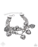 Paparazzi Bracelet - Romantic Relationship - Silver