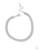 Paparazzi Bracelet - Chained Constitution - Silver