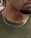 Paparazzi Necklace - Chained Character - Silver