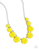 Paparazzi Necklace - Prismatic Prima Donna - Yellow