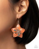 Paparazzi Earring - Summer Sprigs - Orange