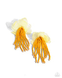 Paparazzi Earring - Cinderella Charisma - Orange