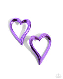 Paparazzi Earring - Admirable Acclaim - Purple