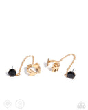 Paparazzi Earring - Manifesting Good - Gold