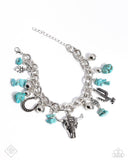 Paparazzi Bracelet - Wild West Wardrobe - Blue