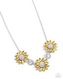 Paparazzi Necklace - Vulnerable Vacation - Yellow