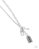 Paparazzi Necklace - Dreamy Direction - Silver Lanyard
