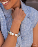 Paparazzi Bracelet - Breathtaking Balance - White