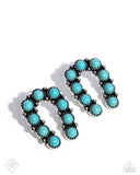 Paparazzi Earring - Wild West Wonder - Blue