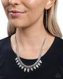Paparazzi Necklace - Piercing Passion - White