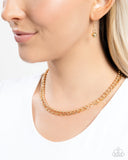 Paparazzi Necklace - Laidback Layers - Gold