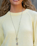 Paparazzi Necklace - Dreamy Direction - Silver Lanyard