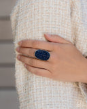 Paparazzi Ring - Exaggerated Elitist - Blue