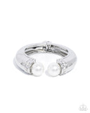Paparazzi Bracelet - Breathtaking Balance - White