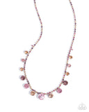 Paparazzi Necklace - Colorful Countess - Pink