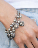 Paparazzi Bracelet - Romantic Relationship - Silver