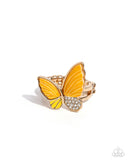 Paparazzi Ring - Fluttering Fidelity - Yellow