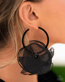 Paparazzi Earring - Passionate Promenade - Black