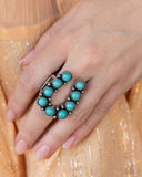 Paparazzi Ring - Wild West Whisper - Blue