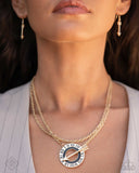Paparazzi Necklace - Embodying Enjoyment - Gold