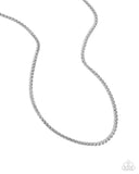 Paparazzi Urban Necklace - Complicated Chain - Silver