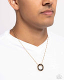 Paparazzi Urban Necklace - Second Gear - Gold