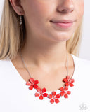 Paparazzi Necklace - Featured Finesse - Red