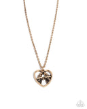 Paparazzi Necklace - Brilliant Birds - Gold