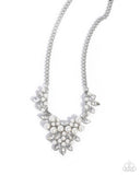 Paparazzi Necklace - Fresh Facets - White