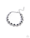Paparazzi Bracelet - Fateful Finish - Blue