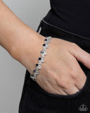 Paparazzi Bracelet - Fateful Finish - Blue