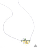 Paparazzi Necklace - Tulip Drops - Yellow