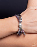 Paparazzi Bracelet - Beaded Boundary - Silver