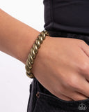 Paparazzi Bracelet - Carefree Curls - Brass