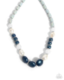 Paparazzi Necklace - Captivating Can-Can - Blue