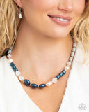 Paparazzi Necklace - Captivating Can-Can - Blue